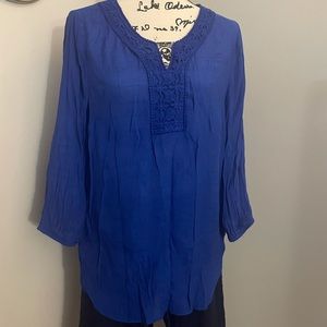 Apt.9 Pepsi Blue blouse.